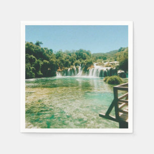 Krka-vattenfallen - Krka nationalpark - Kroatien Pappersservett