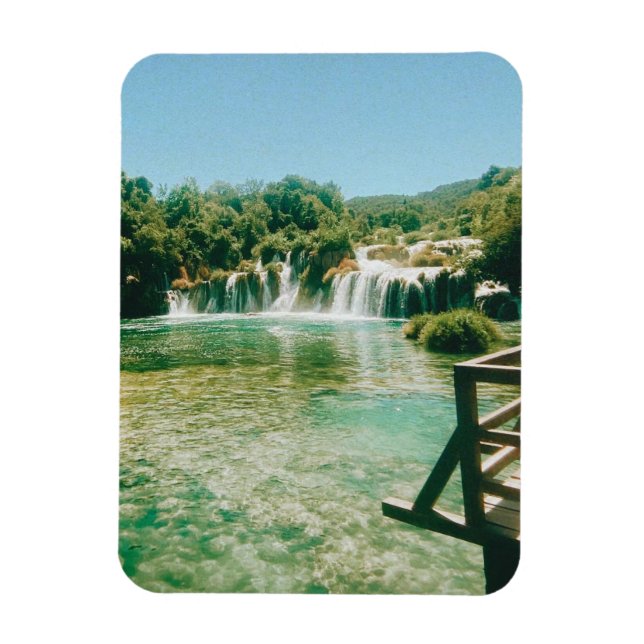 Krka Waterfalls -Krka National Park - Croatia Magnet (Vertikal)