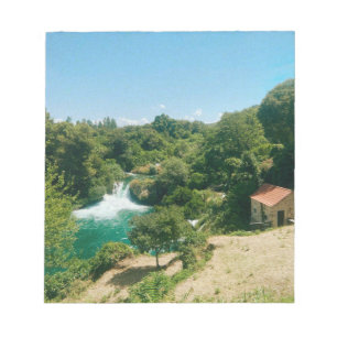 Krka Waterfalls - Krka nationalpark - Kroatien Anteckningsblock