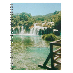 Krka Waterfalls - Krka nationalpark - Kroatien Anteckningsbok