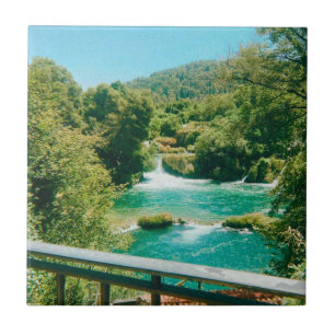 Krka Waterfalls - Krka nationalpark - Kroatien Kakelplatta
