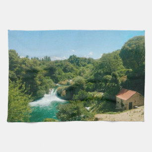 Krka Waterfalls - Krka nationalpark - Kroatien Kökshandduk