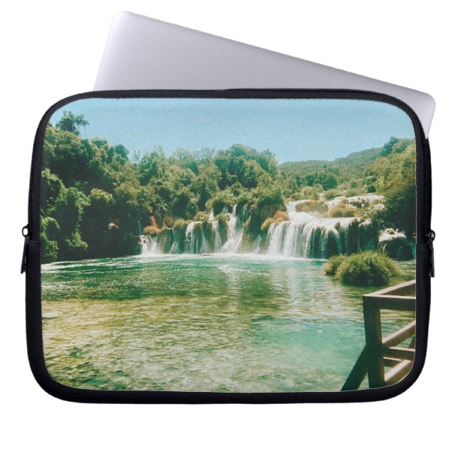 Krka Waterfalls - Krka nationalpark - Kroatien Laptop Fodral (Framsidan)