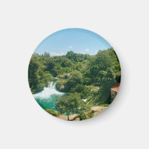 Krka Waterfalls - Krka nationalpark - Kroatien Magnet