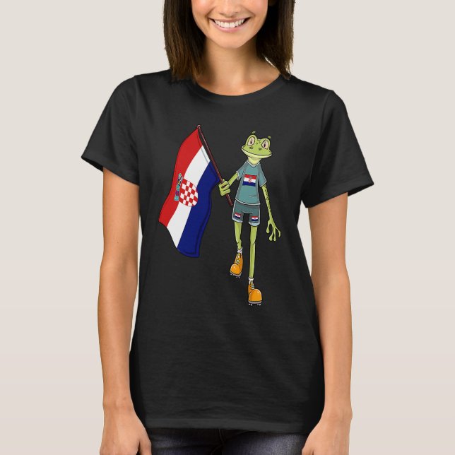 Kroaten Fläkt Frog T Shirt (Framsida)