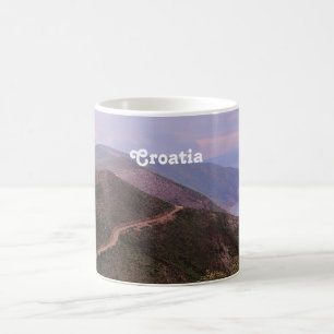 Kroaten landskap kaffemugg