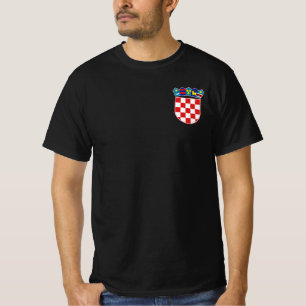 kroatia emblem polo shirt t shirt