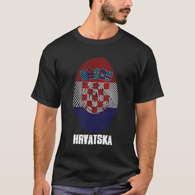 kroatia presentidén Zagreb Split YJugoslavien T Shirt (Framsida)