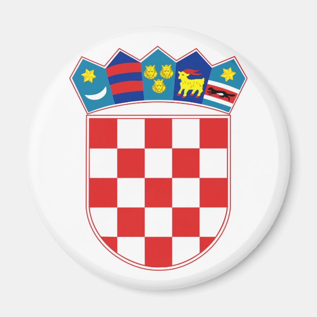 kroatiemblem magnet (Framsidan)
