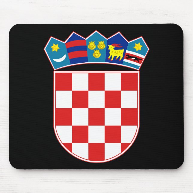 kroatiemblem musmatta (Framsidan)