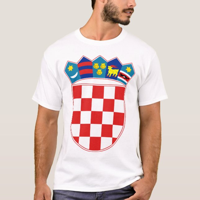 kroatiemblem t shirt (Framsida)