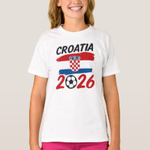 Kroatien 2026 Fotbollsfan-design Flaggfärger