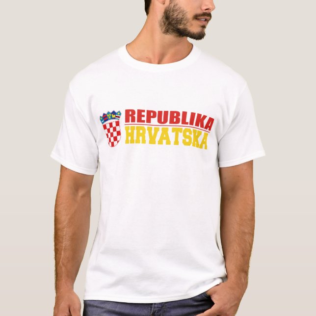 Kroatien 2 t shirt (Framsida)