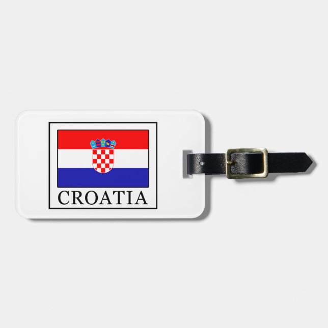 Kroatien Bagagebricka (Horisontell Framsida)