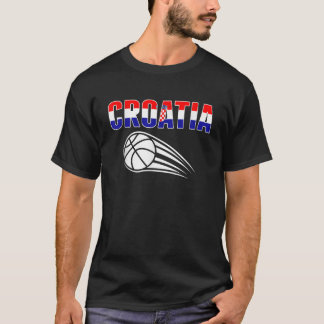 Kroatien Basketball Fläkt Jersey Kroatisk Flagga S T Shirt
