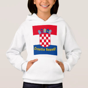 Kroatien Bound Girl's Hoodie T Shirt