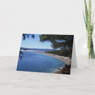 Kroatien, Brac Island, Bol, Golden Cape Beach 2 Helgkort