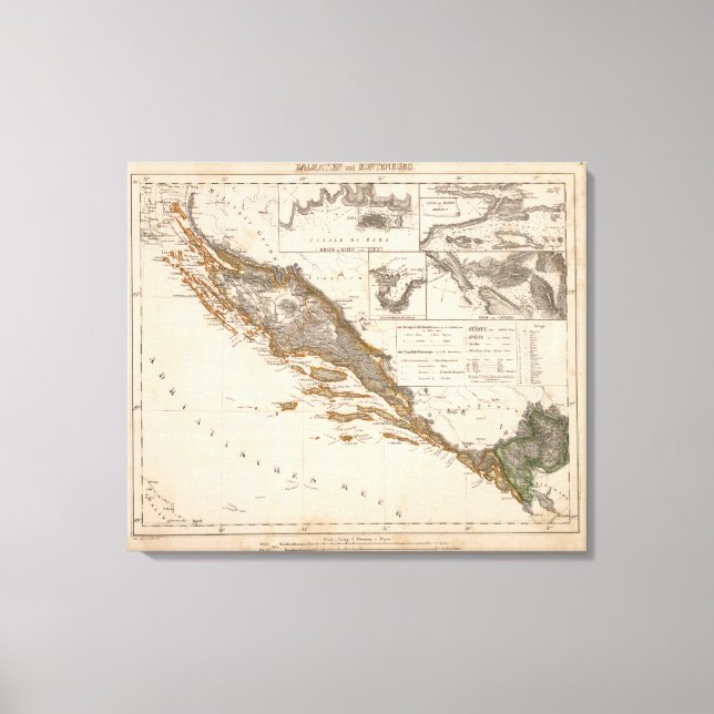 Kroatien Canvastryck (Framsida)