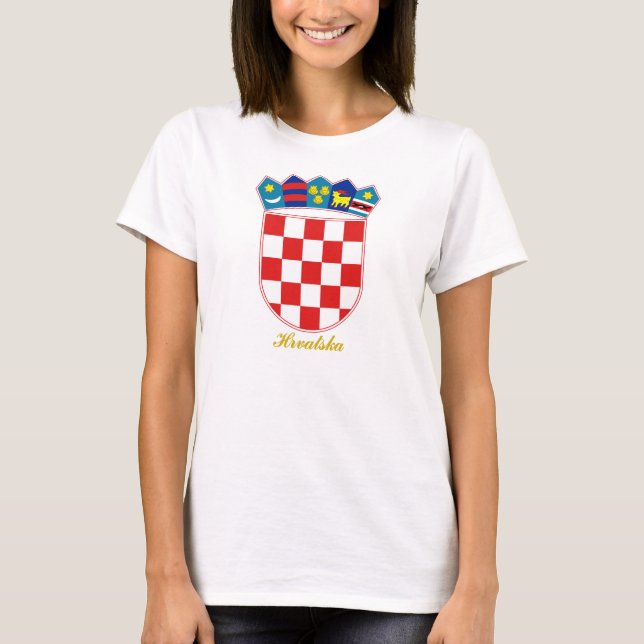 Kroatien COA T-shirt (Framsida)
