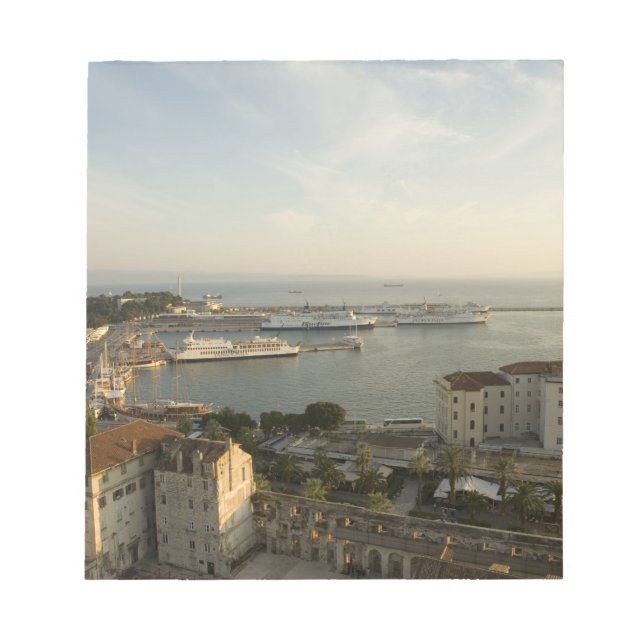 Kroatien, Dalmatien, Split. Utsikt över Riva Anteckningsblock (Framsida)