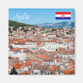 Kroatien - Delad stad Magnet