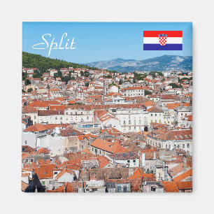 Kroatien - Delad stad Magnet