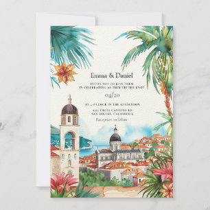 Kroatien Destination Wedding Inbjudningar