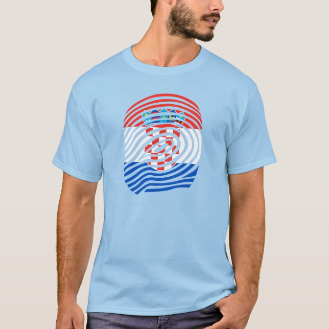 Kroatien DNA T Shirt (Framsida)