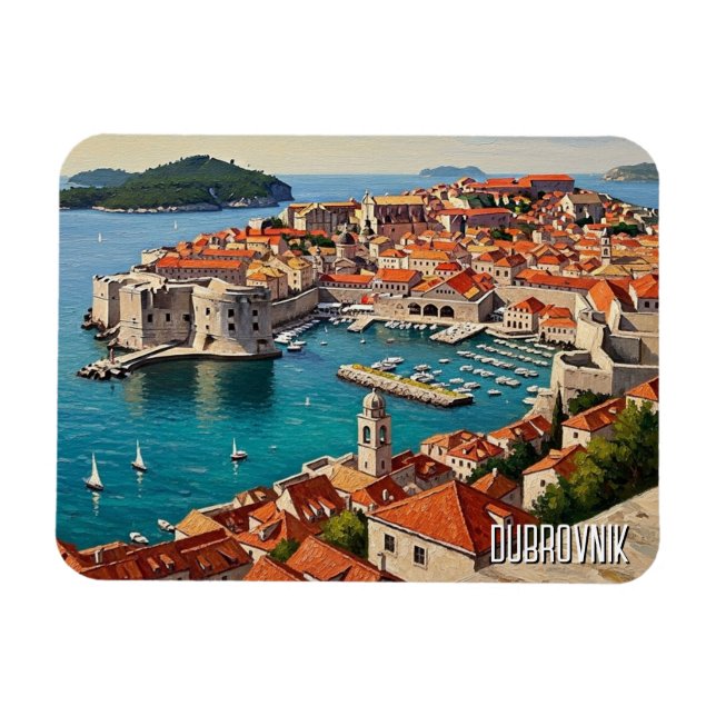 Kroatien Dubrovnik Resa Magnet (Horisontell)