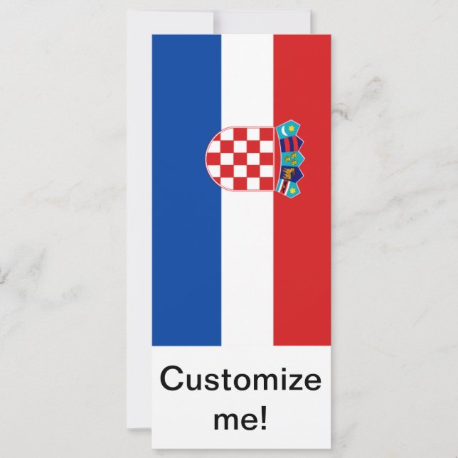 Kroatien Flagga (Framsida)