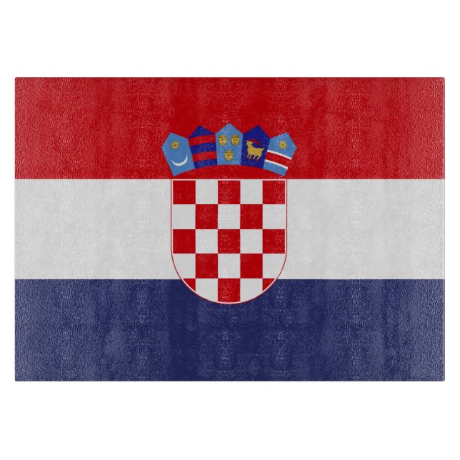 Kroatien flagga (Framsidan)