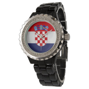 Kroatien flagga armbandsur