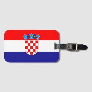 Kroatien Flagga Bagagebricka