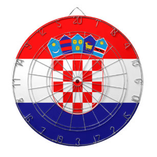 Kroatien Flagga Darttavla