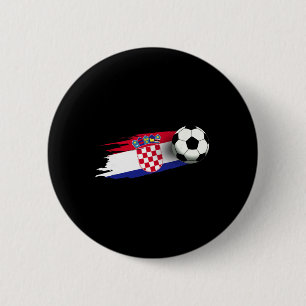 Kroatien Flagga Jersey Kroatiska Fotbollslag Kroat Knapp