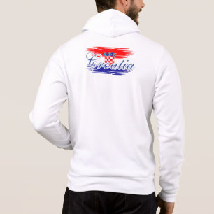 Kroatien flagga karta t shirt