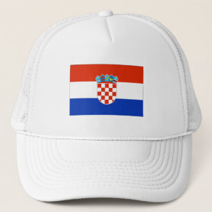 Kroatien Flagga Keps