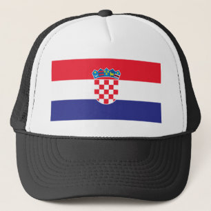 Kroatien Flagga Keps