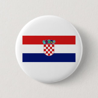 Kroatien Flagga Knapp