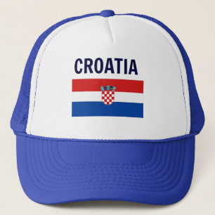 Kroatien - Flagga Kroatien Truckerkeps