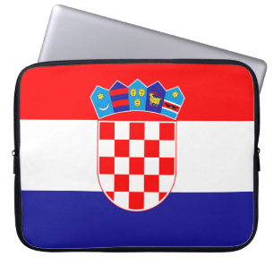 Kroatien Flagga Laptop Fodral