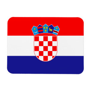 Kroatien Flagga Magnet