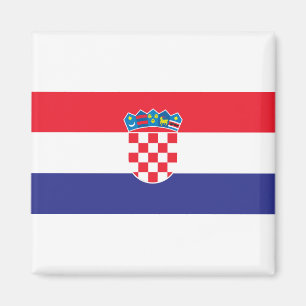 Kroatien Flagga Magnet