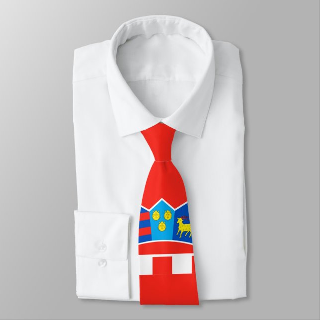 Kroatien flagga mönster slips (Bunden)
