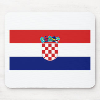 Kroatien Flagga Musmatta