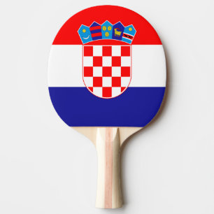 Kroatien Flagga Pingisracket