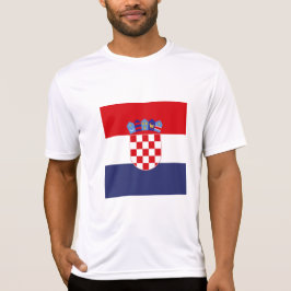 Kroatien flagga t shirt