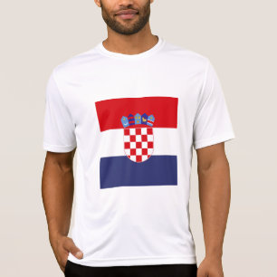 Kroatien flagga t shirt