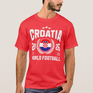 Kroatien Fotboll 2026 T Shirt