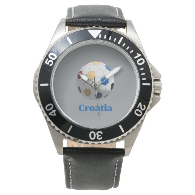 Kroatien Fotboll Armbandsur (Framsida)